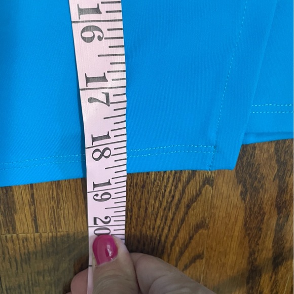 Susana Monaco Knee Length Faux Wrap Submarine Blue Skirt Size Small, NWT - Picture 4 of 8